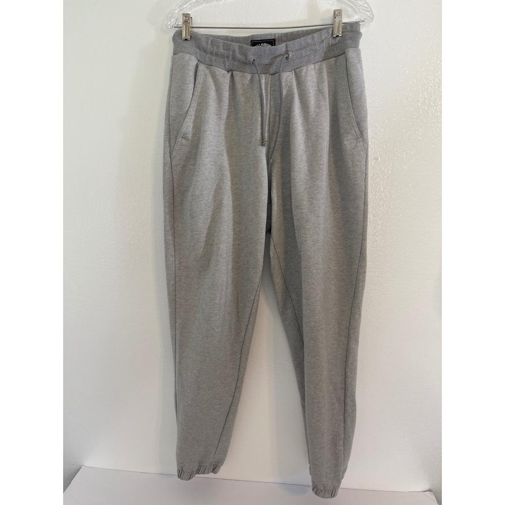 Billabong Joggers Mens S Grey Heather Knit Drawstring Elastic Cuff Sweatpants